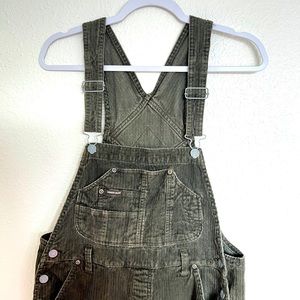 Army Green Corduroy Overalls